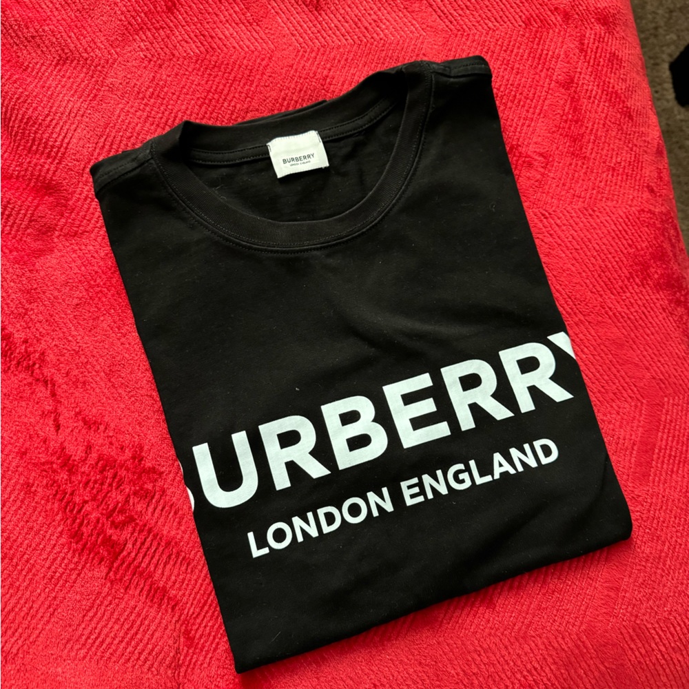 Used Burberry black shirt